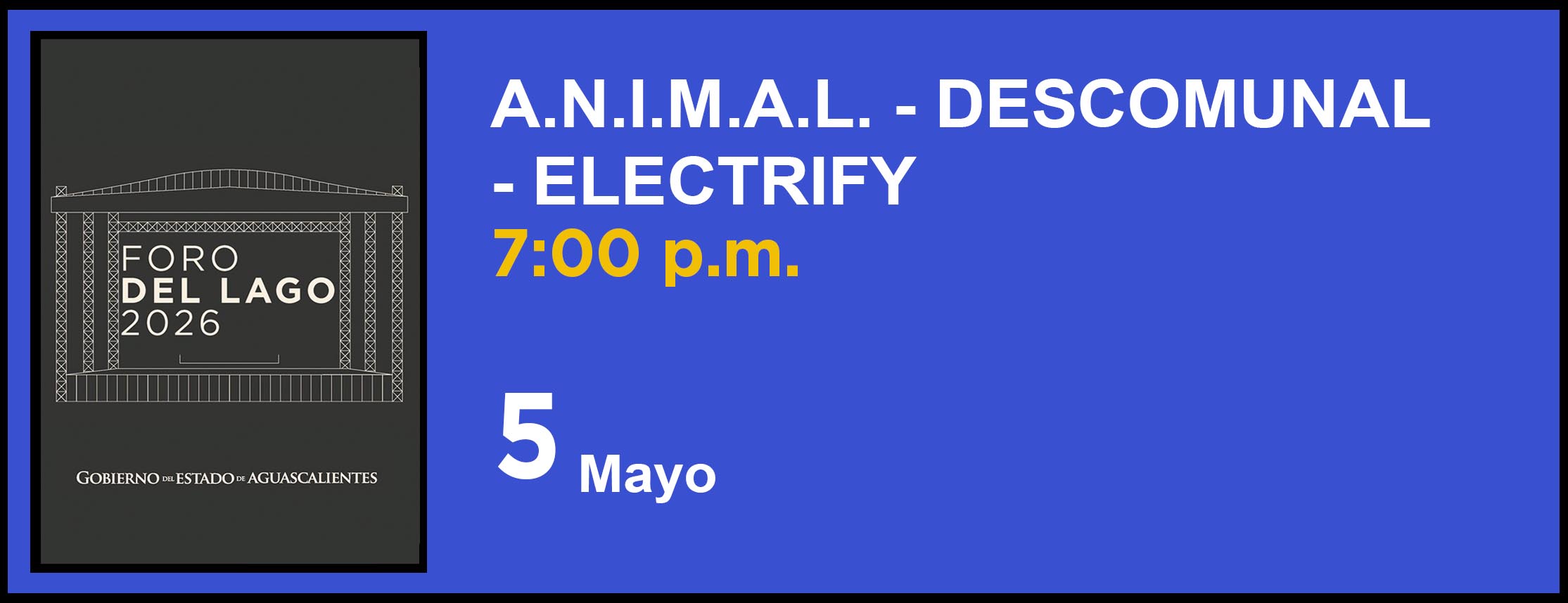 A.N.I.M.A.L. – DESCOMUNAL- ELECTRIFY