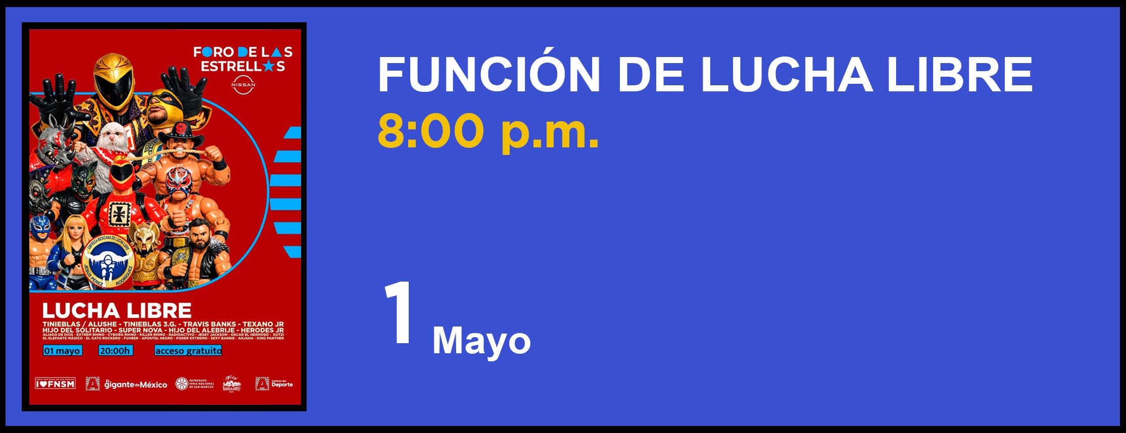 FUNCIÓN DE LUCHA LIBRE
