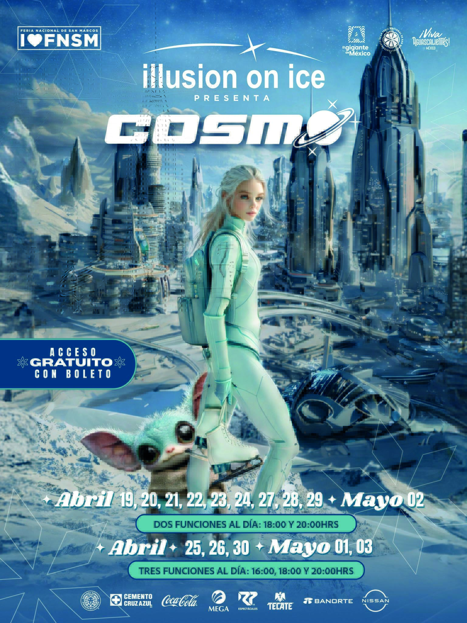 ILLUSION ON ICE PRESENTA “COSMO”  18:00 HRS