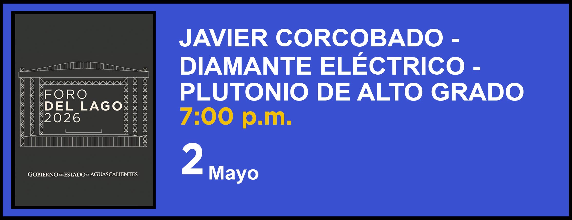 JAVIER CORCOBADO – DIAMANTE ELECTRICO – PLUTONIO DE ALTO GRADO