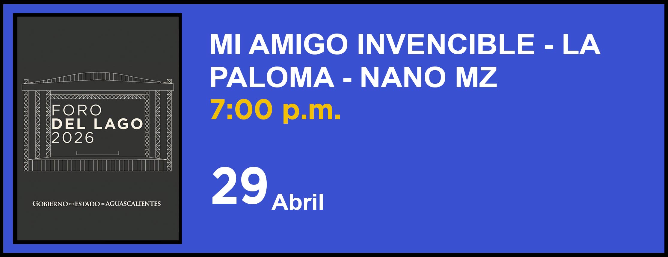 MI AMIGO INVENCIBLE – LA PALOMA – NANO MZ