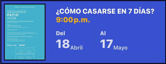 ¿CÓMO CASARSE EN 7 DÍAS?