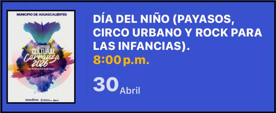 DÍA DEL NIÑO PAYASOS, CIRCO URBANO Y ROCK PARA LAS INFANCIAS