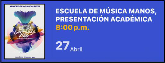 ESCUELA DE MÚSICA MANOS, PRESENTACIÓN ACADÉMICA