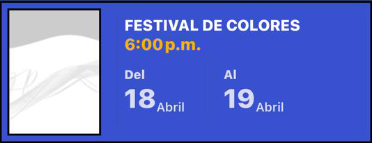 FESTIVAL DE COLORES