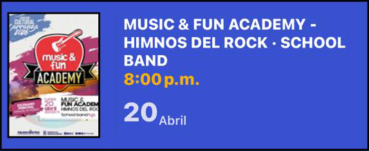 MUSIC & FUN ACADEMY – HIMNOS DEL ROCK – SCHOOL BRAND
