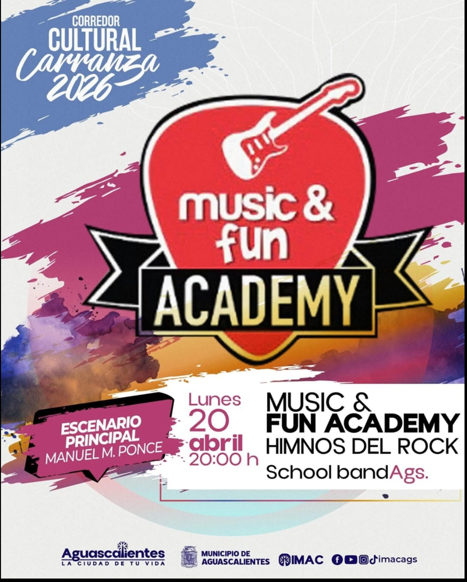 MUSIC & FUN ACADEMY – HIMNOS DEL ROCK – SCHOOL BRAND