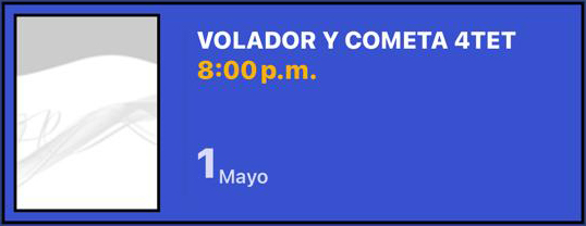 VOLADOR Y COMETA 4TET